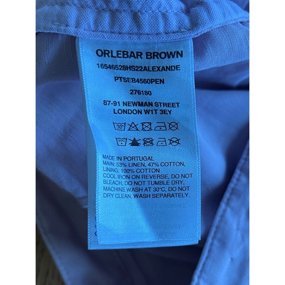 ORLEBAR BROWN Pink Alexander Straight Leg Pants Trousers Mens Size 30 - Picture 5 of 11